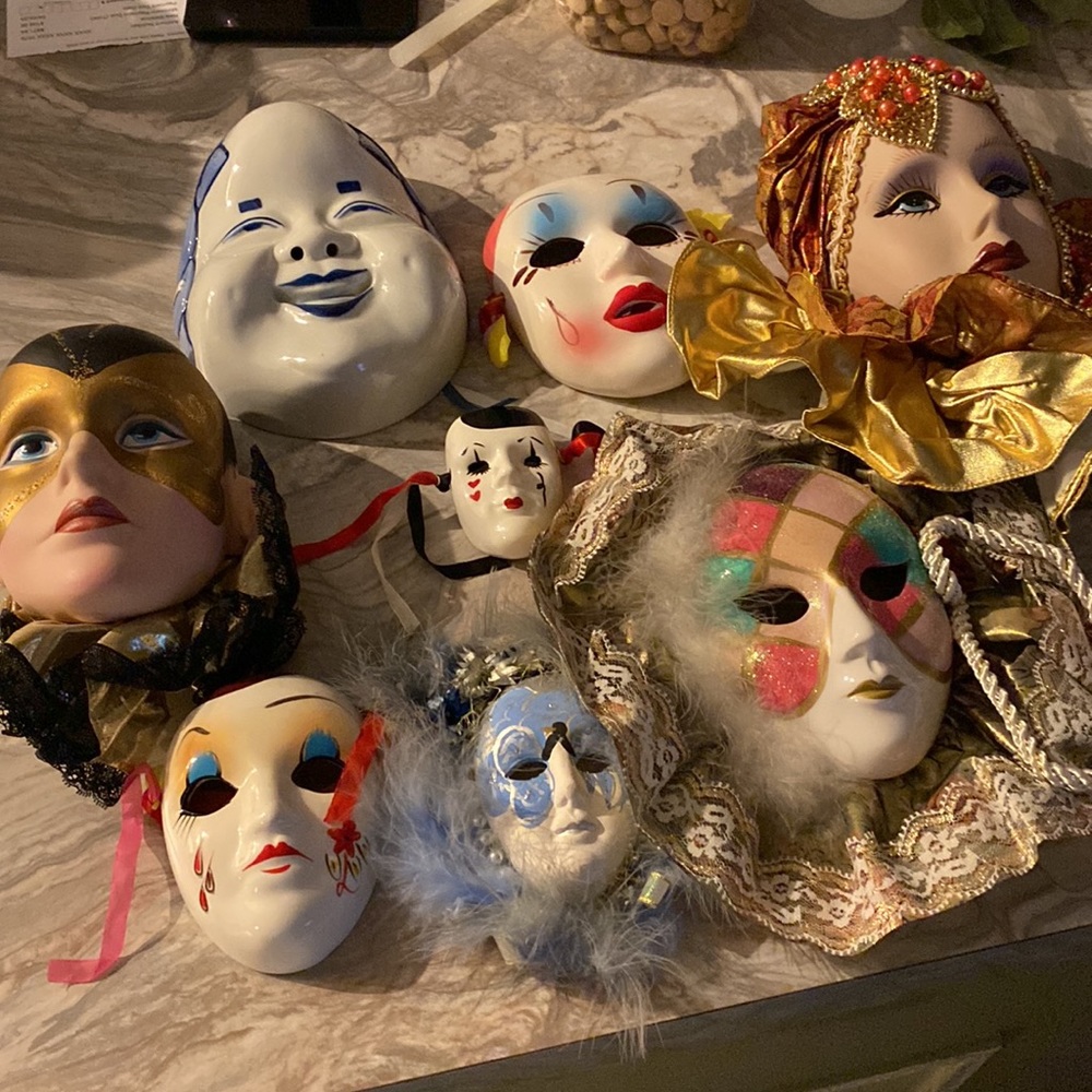 Ceramic hand painted collection MASK. - Picture 9 of 9
